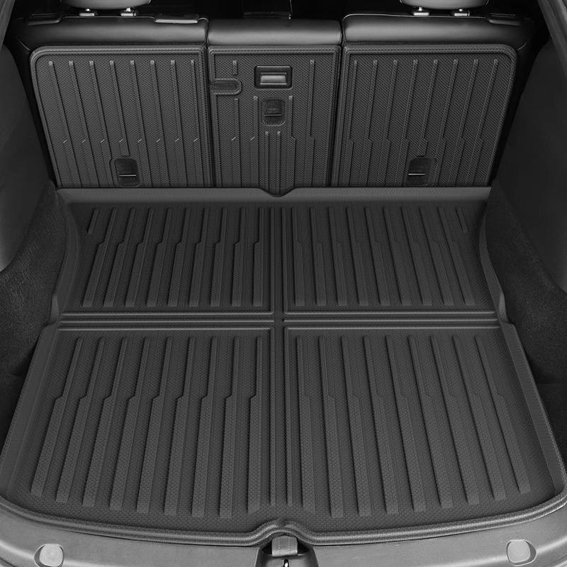 Tesla Model Y Refresh Trunk and Floor Mat Set - TPE Front, Rear, and Tail Box Mat Accessories