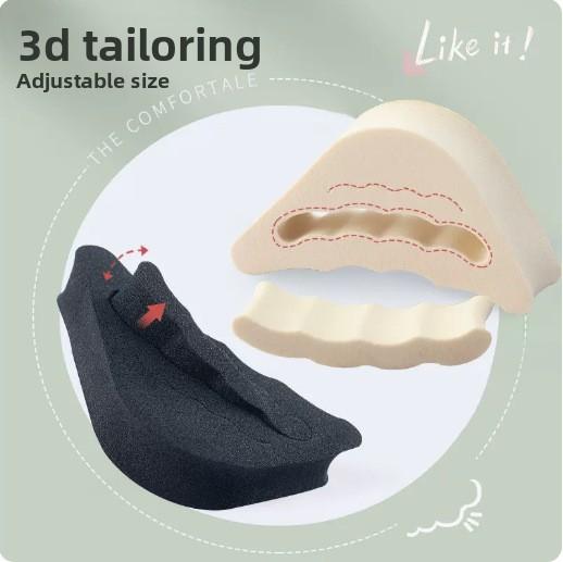 Inserções Espessas para Dedos de Sapatos de Salto Alto Proteção para Dedos, Antidor, Antiderrapante, Calcanhar Antiqueda