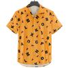 New Men's Shirt 3d Small Pattern Full Print Short Sleeve Shirt Beach Casual Hawaiian Shirts For Men Loose Oversized Men Clothing