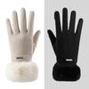 Waterproof Cold-proof Gloves Windproof Touch Screen Gloves Cute Winter Warm Gloves  Cold Weather