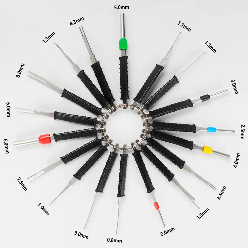 Auto Terminal Extractor Tool Kit for Car Electrical Connector Release Vehicle Wiring Harness Repair with Storage Case