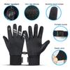 Reflective Waterproof Winter Warm Cycling Gloves for Men Women Touchscreen Thicken Sports Ski Gloves for Snow Running Motorcycle