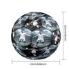 Eredità di Ronaldo Pallone da Calcio Bianco e Nero Taglia 5 Cucito a Macchina Allenamento e Partite Indoor/Outdoor Regalo Commemorativo Perfetto per gli Amanti del Calcio