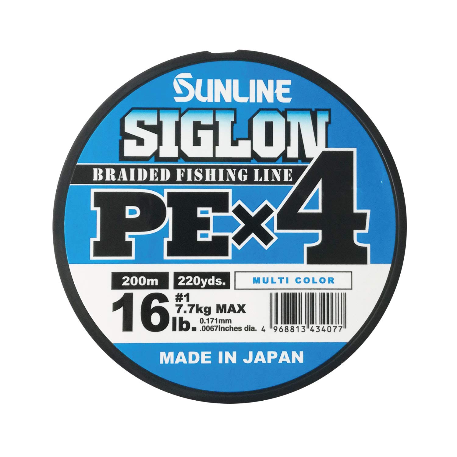 SUNLINE Siglon PEx4 Line 200m 5 Colors 16LB J #1