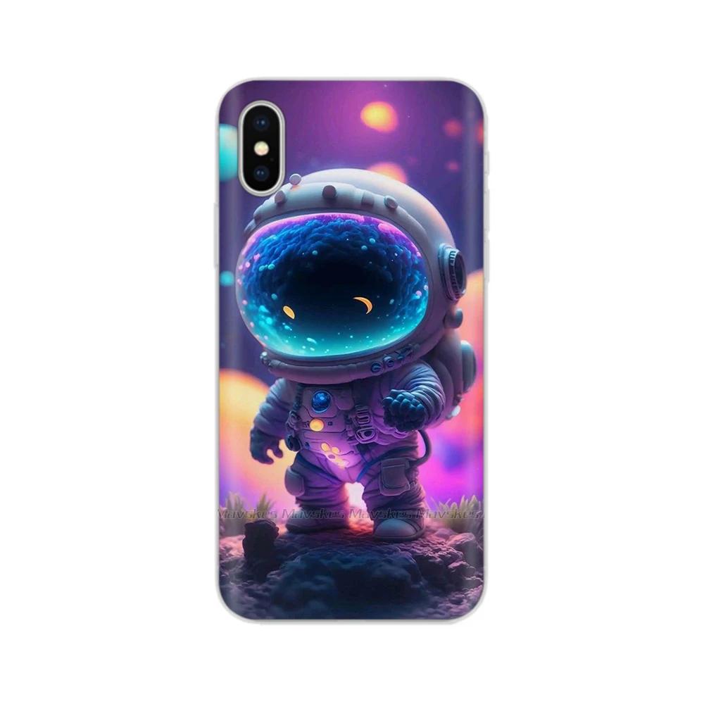 For iPhone X Case For iPhone Xs Case Fashion Soft Silicone Housing For iPhoneX Transparent Phone Back Covers Shell Flowers Coque
