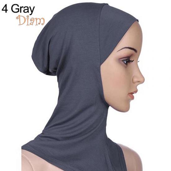 Tenfyer Soft Muslim Full Cover Inner Hijab Cap Islamic Underscarf Neck Head Bonnet Hat