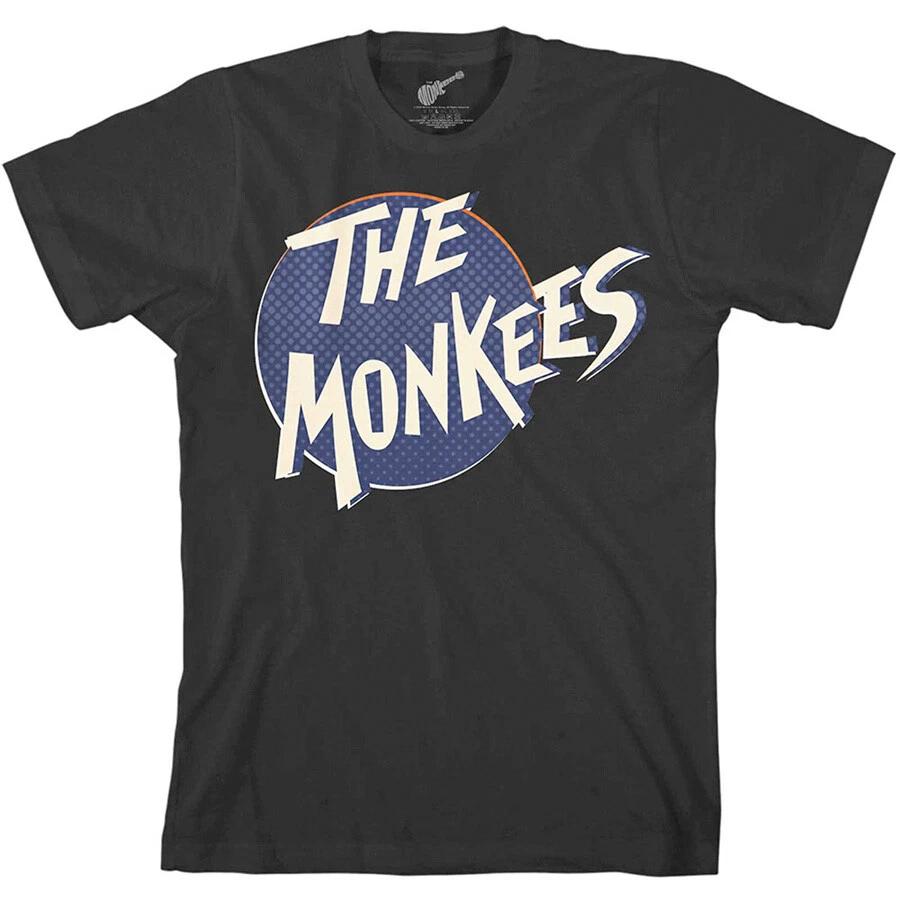 The Monkees - Retro Dot Logo - Black T-shirt XL