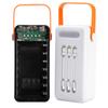 21-Slot 18650 Battery Power Bank Housing Case Only(no Battery) with Night Lighting Function for Outdoor Sports