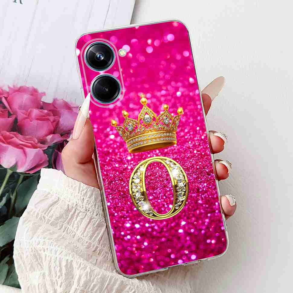 For Realme 10 Pro Case Cute Couple Letters Cover Shockproof Phone Case For Realme 10 Realme10 Pro 5G Soft Silicone Fundas