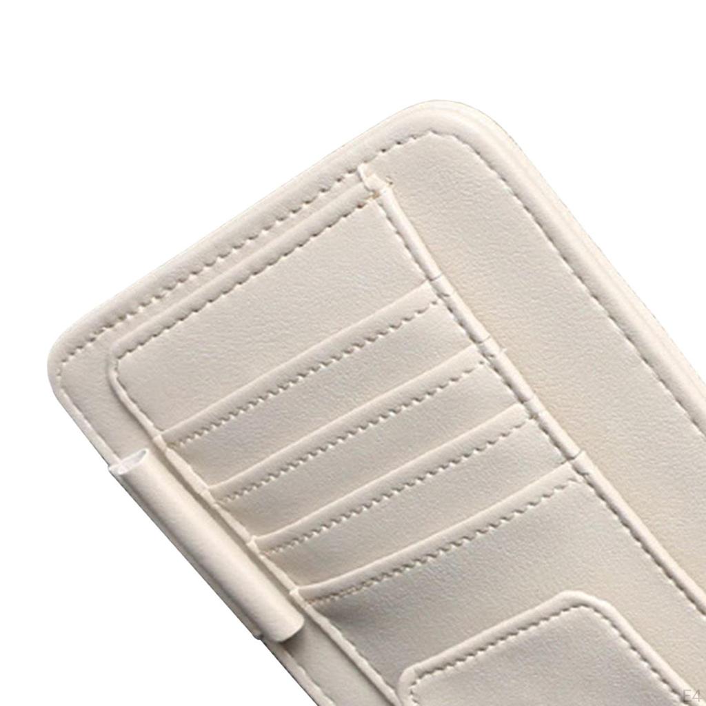 Automobile Sun Visor Storage Glasses Organizer Artificial PU Leather for Atto 3 Yuan Plus Space