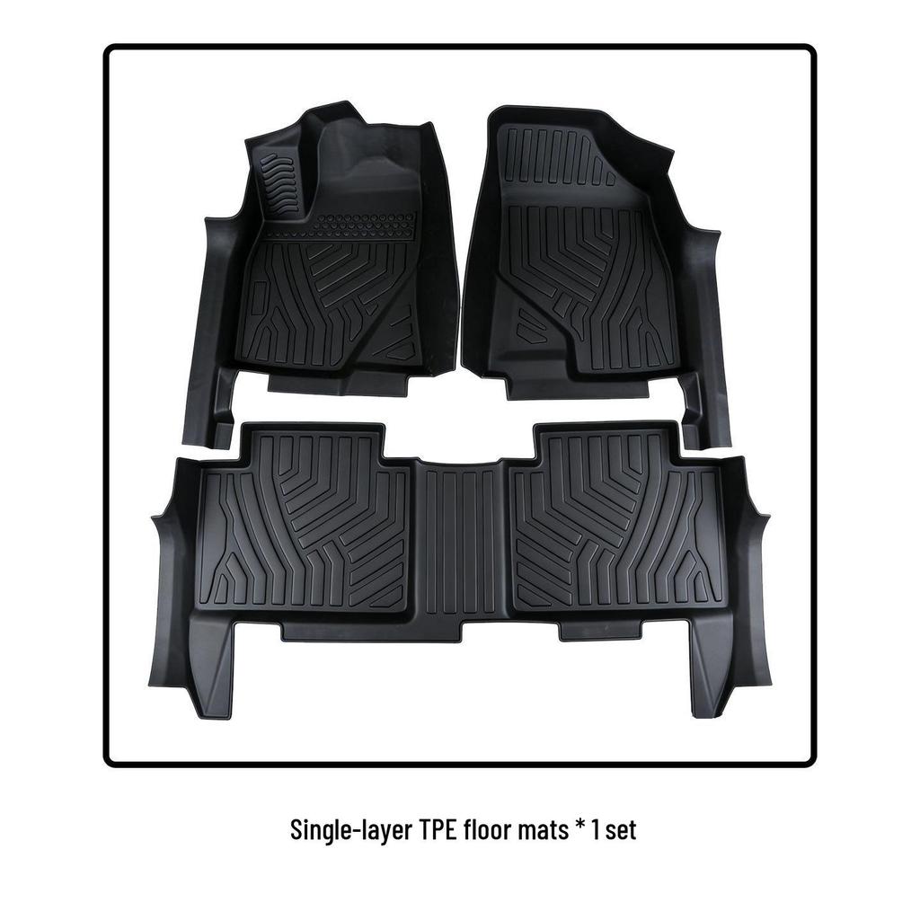 Odorless TPE Floor Mats for BYD Song Pro - Eco-Friendly with Door Sill Coverage