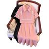 Plus Size Stylish Two-Piece Look Polo Dress - Summer Casual Short Sleeve Slimming Skirt