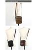 2024 Genuine Leather Men's Crossbody Bag, Simple Single Shoulder Design, Top Layer Cowhide.