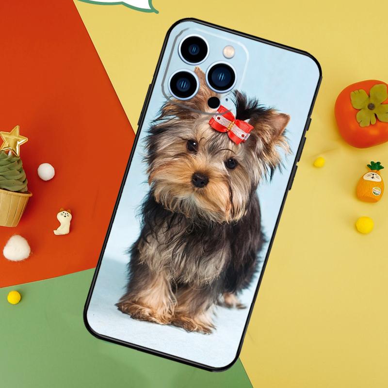 Yorkshire Terrier Dog Phone Case For iPhone 17 Pro Max 16 15 14 13 12 11 Pro Max Plus 12 13 Mini 16e 17 Air Cover