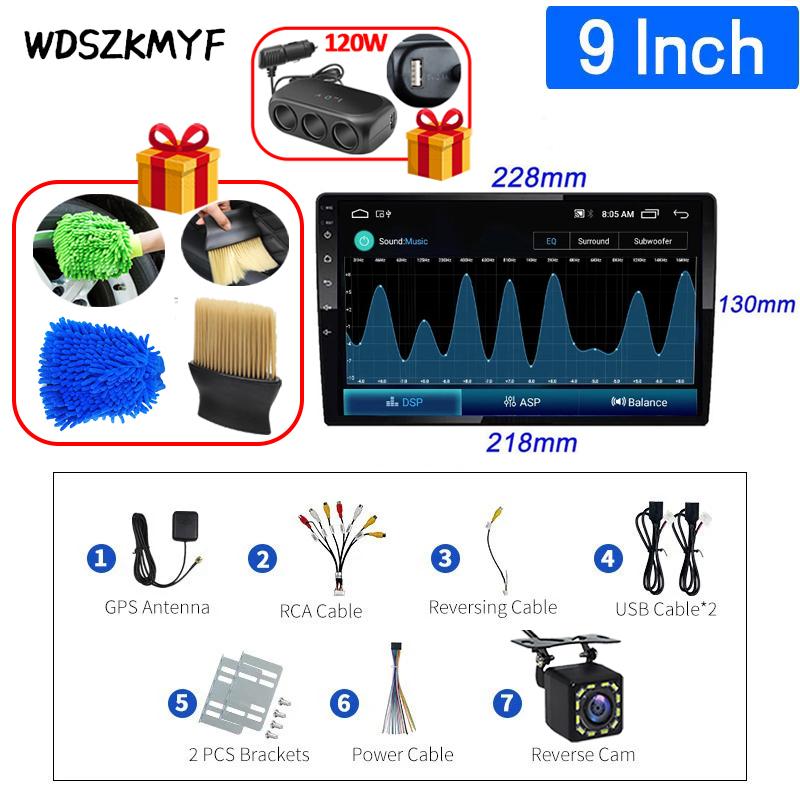 Android 13 Car Multimedia 7/9/10Inch Wireless Apple Carplay Android Auto 2 Din Stereo Receiver Car Radio Rear View Camera