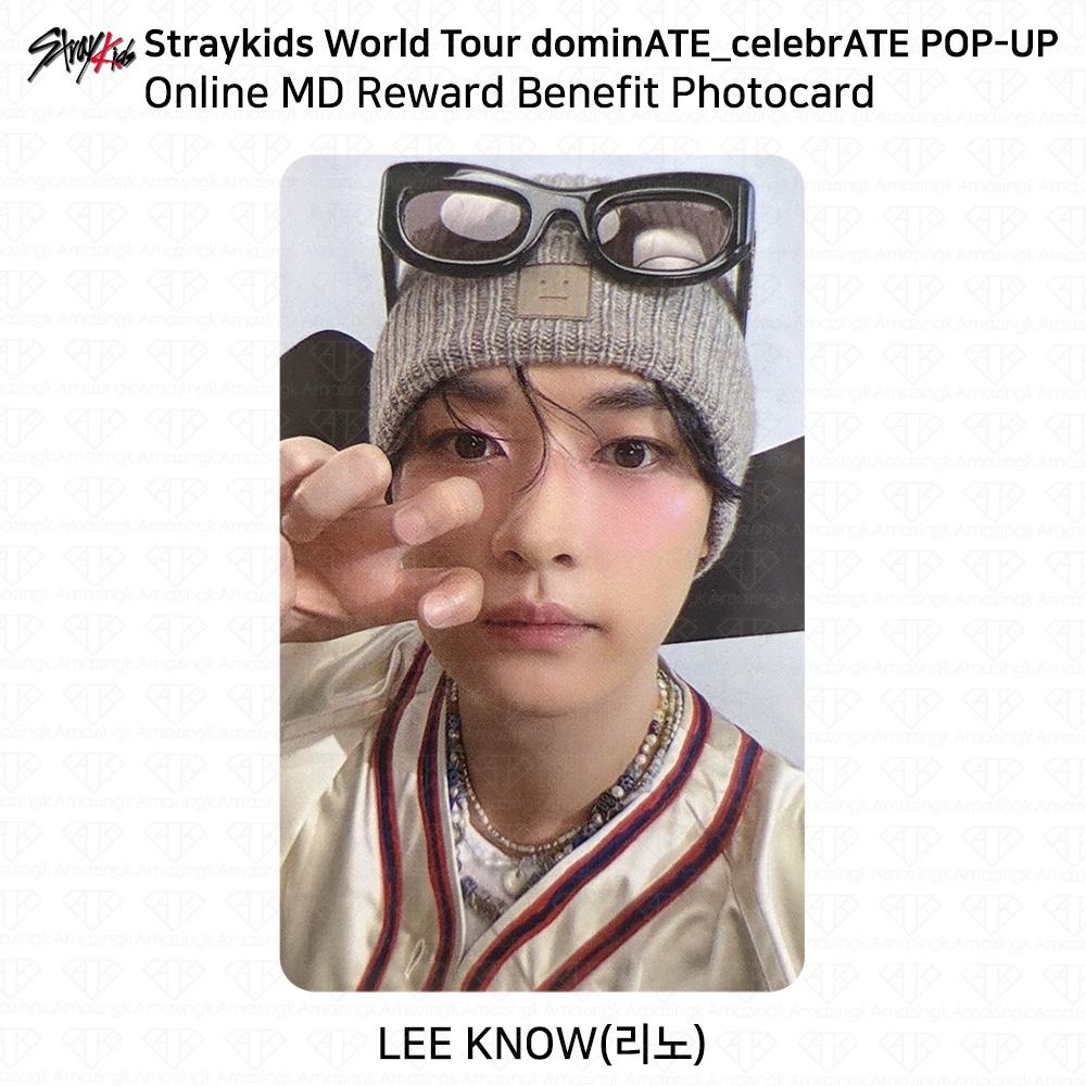 

Stray Kids Світовий тур DominATE_celebrATE Онлайн MD Винагорода Пільга Фотокартка KPOP Leeknow
