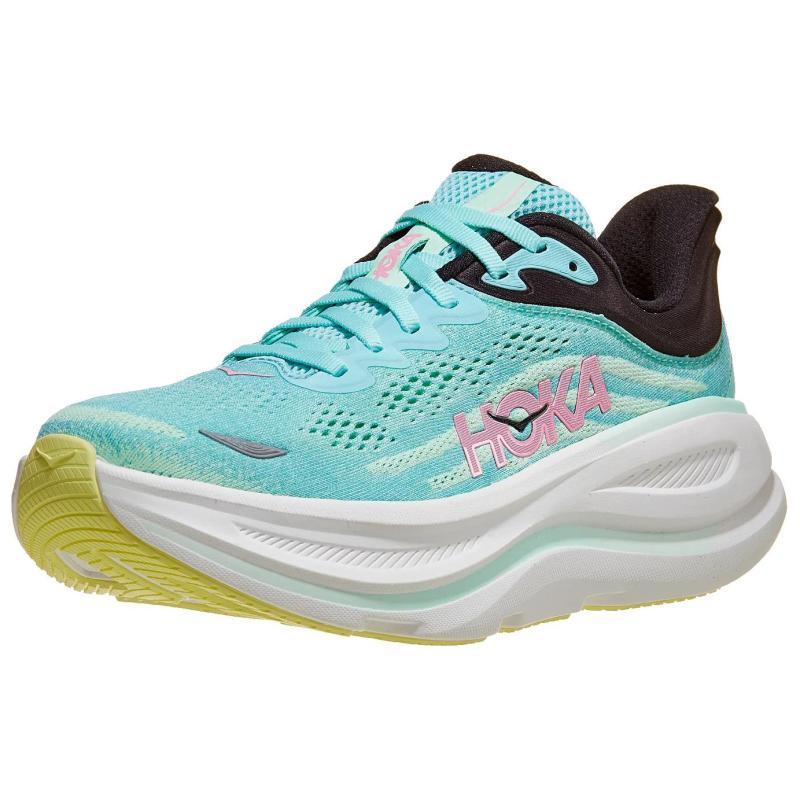 HOKA ONE ONE Bondi 9 Blue Spark Mint Fluorite Women's Sneakers 1162012-BTF