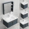 Nordic Home Bathroom Furniture Ceramic Sink Set Mirror Floor Metal Cabinet Toilet Shower Modern Display Bathroom Cabinet