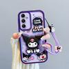 KEYSION Shockproof Case for Samsung S25 FE 5G with Lanyard Soft Silicone Cute 3D Cartoon Doll Phone Back Cover for Galaxy S25 FE