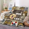 1pc Pet Lover Gifts Blanket, Lightweight Flannel Throw For Sofa, Bed, Travel, Camping, Livingroom, Office, Couch, Chair