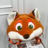Zootopia Nick Wilde & Judy Hopps Plush Backpack - Cute Big Head Fox & Rabbit School Bag