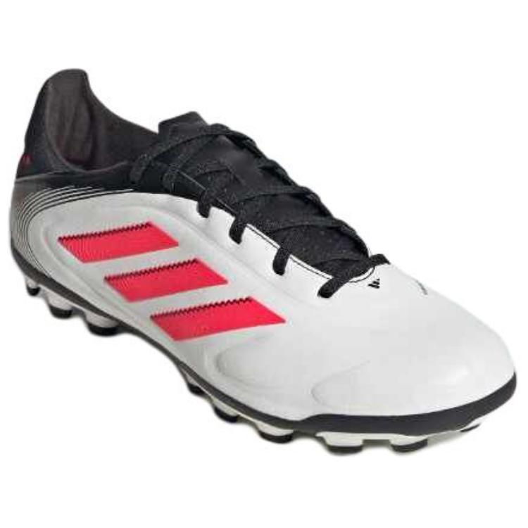 Adidas Copa Pure 3 League Comfortable Soft AG (Rubber Short Studs) Non-Slip Wear-Resistant Soccer Shoes Unisex Soccer Shoes White Red Black IE1172