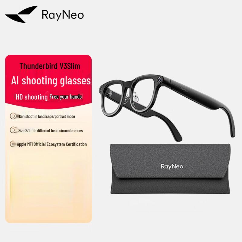 

RayNeo V3 Slim AI Smart Glasses