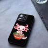 Axolotl And Ramen Phone Case Tempered Glass For IPhone 17 13 14 16 12 15 11 Pro Max Plus Mini X XR SE2020 Coque