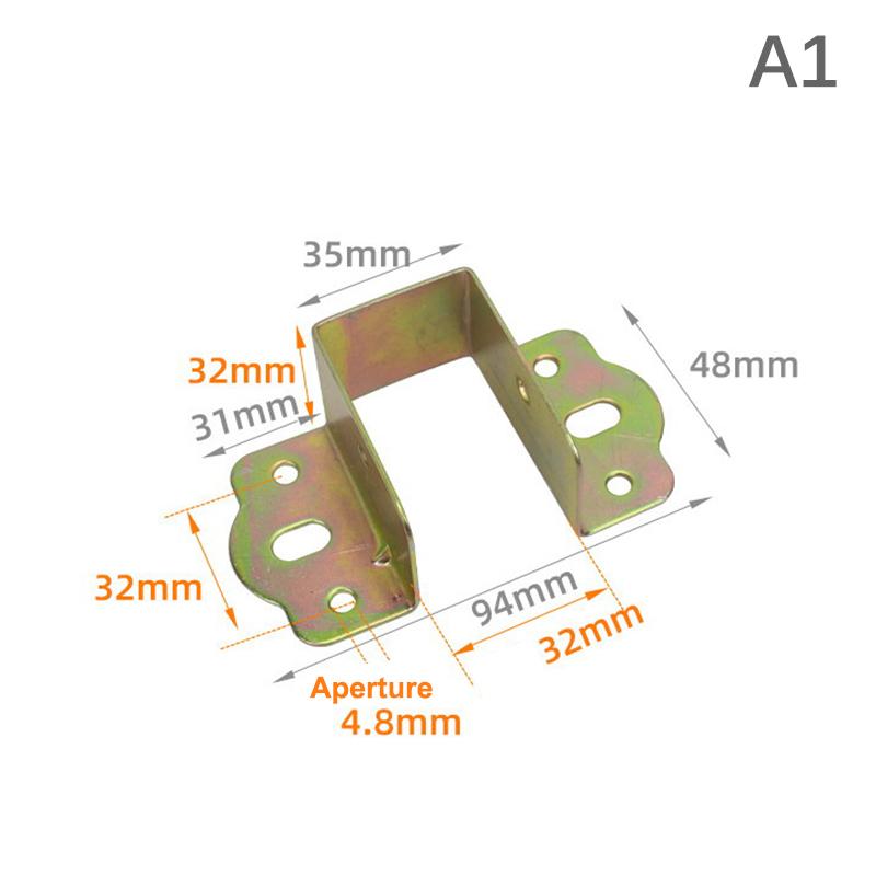 Thicken Bed Hinges Hook Corner Code Bed Beam Support Metal Stand Fixed Connector Hardware Accessories