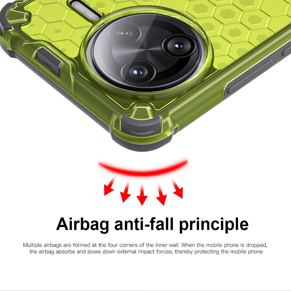 KEYSION Shockproof Armor Case for POCO F7 Pro F7 Ultra Silicone+PC Transparent Honeycomb Phone Cover for Xiaomi POCO F7 Ultra