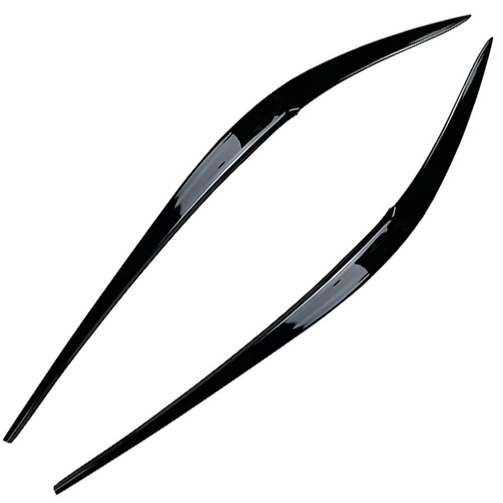 2Pcs Car Headlight Head Lamp Eyebrow Headlight Cover Trim Sticker for BMW 3 Series G20 G28 320i 330i Sedan   -