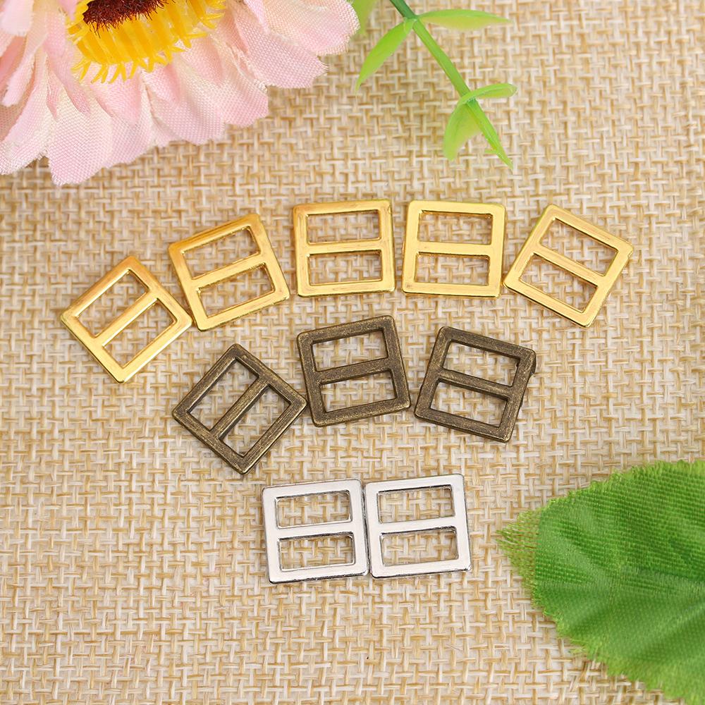 20Pcs 6/7/8.5mm Ultra-small Square Buckle for Doll Bags Shoes Clothes Mini Belt ButtonsDIY Clothing Sewing Accessories