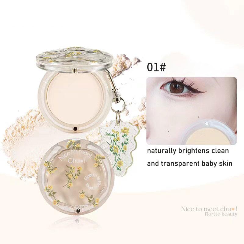 1 ks Odolná přírodní pudrová tvářenka Trojrozměrná květina Sluneční červená tvář Make-up Kosmetika Jednobarevná denní nahá tvářenka ZPG