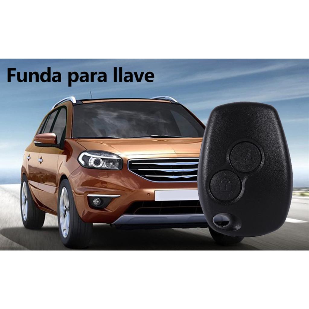 Einfach zu installierende Schlüsselschale, langlebiges schwarzes Schlüsselgehäuse, Renault Modus Automotive Renault Kangoo Modus