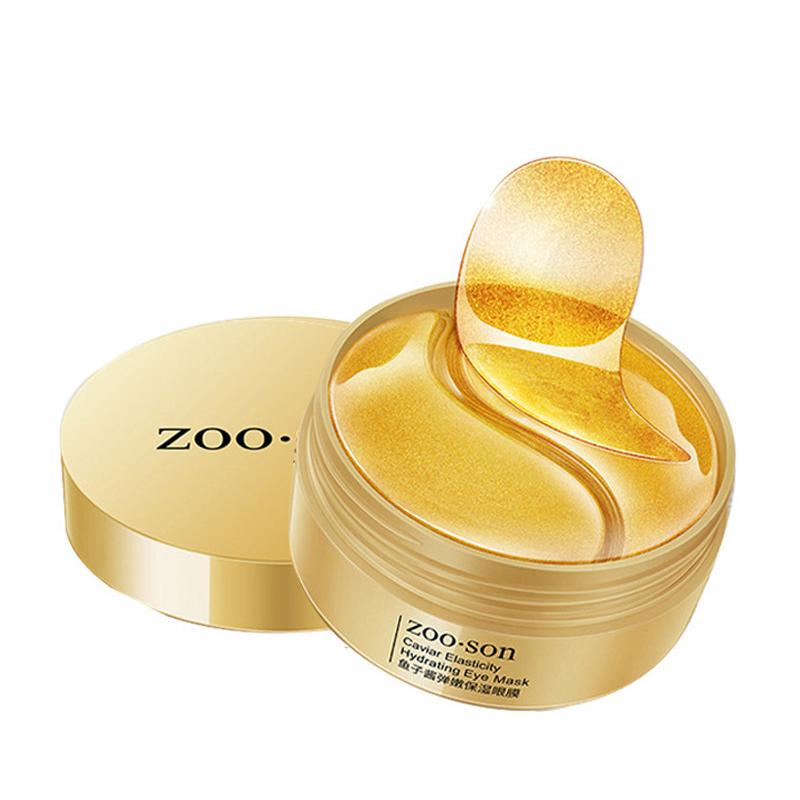 60Pcs Avocado Collagen Mask Natural Moisturizing Gel Eye Patches Smooth Repairing Eye Skin Care Korea Hydration Eye Masks