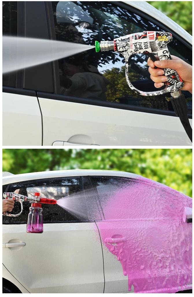 New Limited Edition M22 High-Pressure Car Wash Water Gun with 5 Color Nozzles and Painted Head