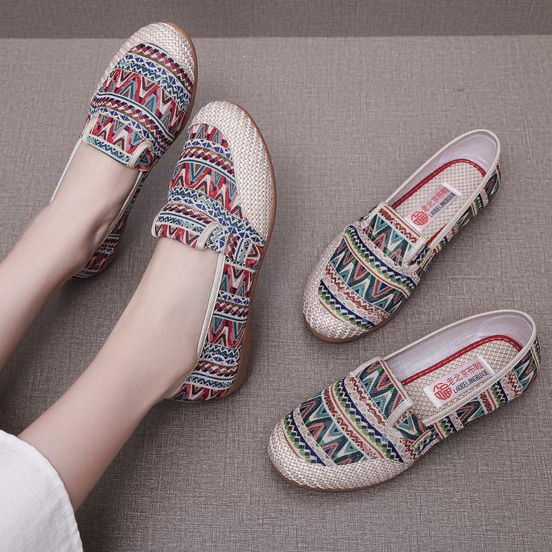 2025 Women's Spring & Autumn Non-Slip Canvas Espadrilles – Comfortable Slip-On Casual Shoes