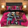 Monster High Pattern Bedding Quilt Set  Home Decoration  Gift (1 * duvet cover + 2 * pillowcase  without core)