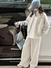 2026 Girls' Spring/Autumn Stand Collar Cardigan & Gray Sweatpants Set for Junior High Students