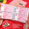 With Password Lock 200 Envelopes Money Saving Challeng PU Savings Challenges Book  Couples