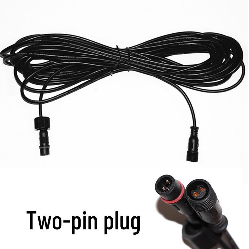 5m DC Waterproof Solar Light Extension Cable with Double Needle Connectors