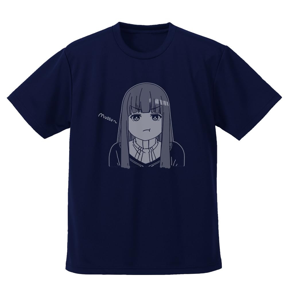 

COSPA Funeral of Freiren Fern Face Dry Navy Large [Official] T-Shirt