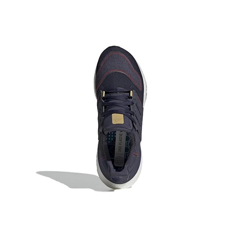New Adidas Ultra Boost 22 Denim Shadow Navy Vivid Red GX9146