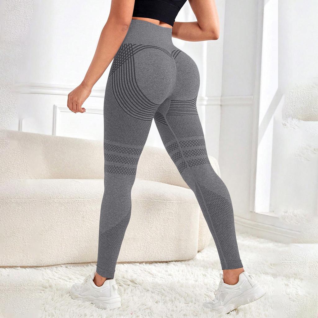 Women High Waist Leggings Butt Lift Fitness Pants Tummy Control Seamless Breathable Quick Dry Yoga Tights