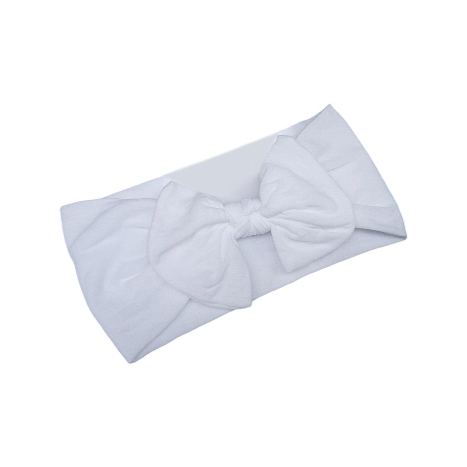 

Soft Nylon Baby Hair Bows Gentle Elastic Headbands For Infants Toddlers Multi Color Options 21