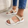 2025New Women Summer Fashion Sandals Mesh Casual Fish Mouth Sports  Plus Size Flying Woven Flat Shoes