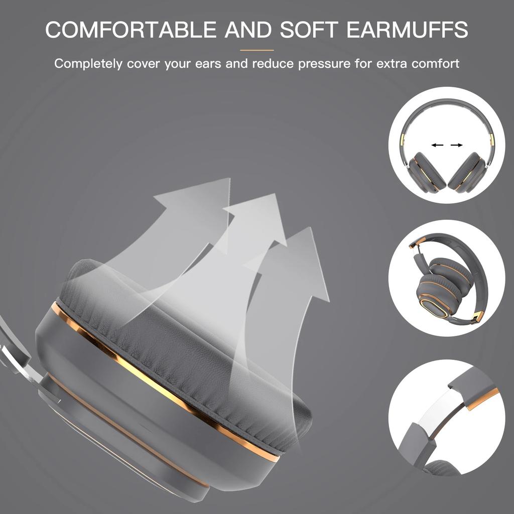 H7 Pro Max Wireless Headsets Bluetooth Headphones Noise Cancelling Great Bass Stereo Foldable Music Sport Earphone Support TF FM