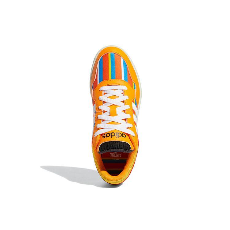 Adidas Neo Hoops 3.0 Sesame Street Collaboration Casual Low-Top Sneakers Unisex Sneakers Orange GX3703