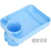 Kids Car Tray Multifunction Thickened Silicone Cup Holder Tray for Snacks Toys Books Travel