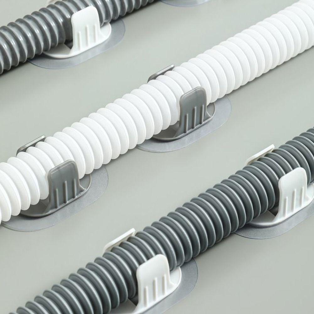 5pcs Plastic Wiring Hose Clamp Cable Clips Water Tube Hoop Buckle Electrical Fittings